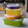Hot sale Newest Fashionable practical Beautiful wholesale portable OEM Eco-friendly silicone lunch box